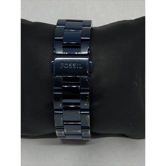 Fossil Perfect Boyfriend ES4093 Women's Navy Blue - Picture 6 of 12